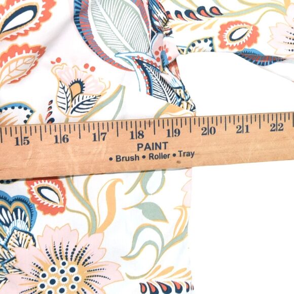 Chico’s No Iron Floral Button Up Shirt Size 2 (L/XL) Vibrant Bloom Print - Picture 5 of 7